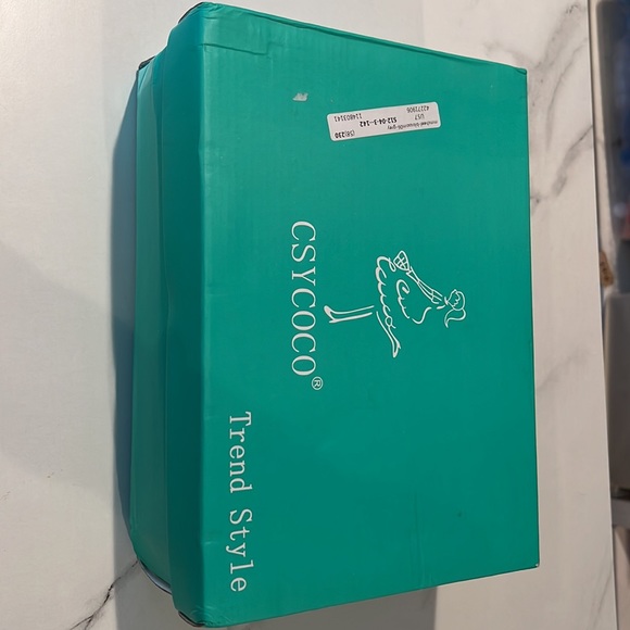 GREY FAUX SUEDE ANKLE TIE HEELS - Picture 6 of 6